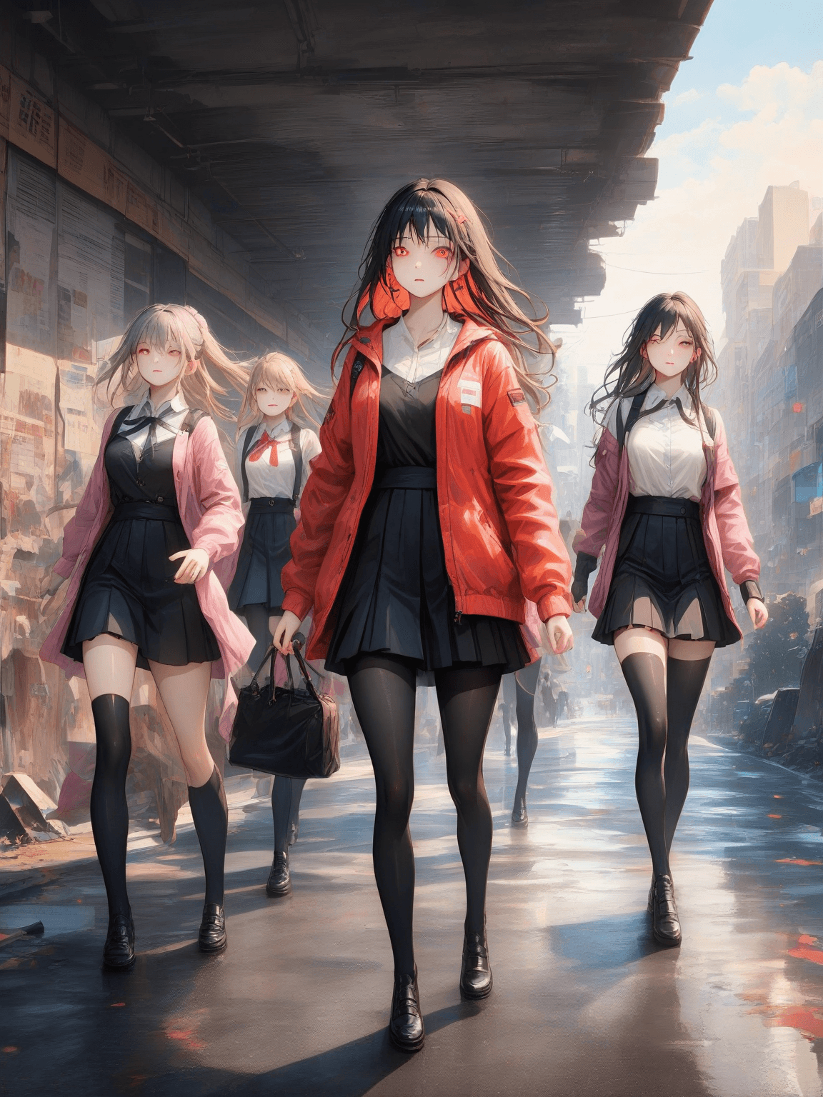 Thumbnail of Zombie apocalypse with 4 girls