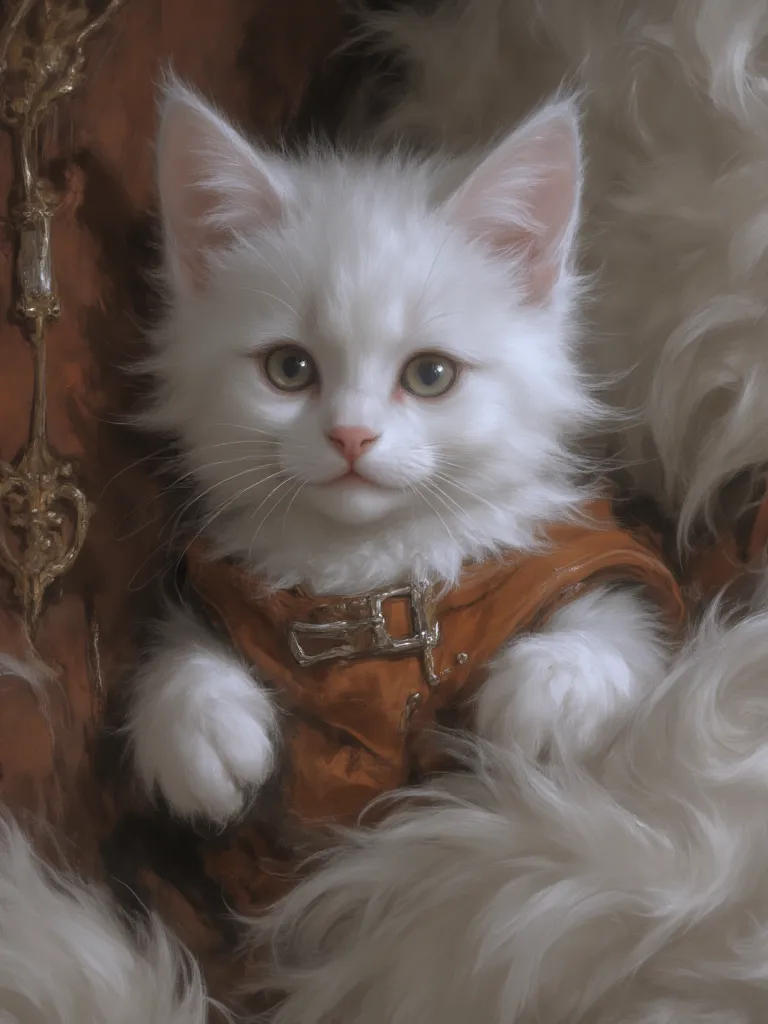 Thumbnail of Cute kitty with a naughty face likes to be gay.