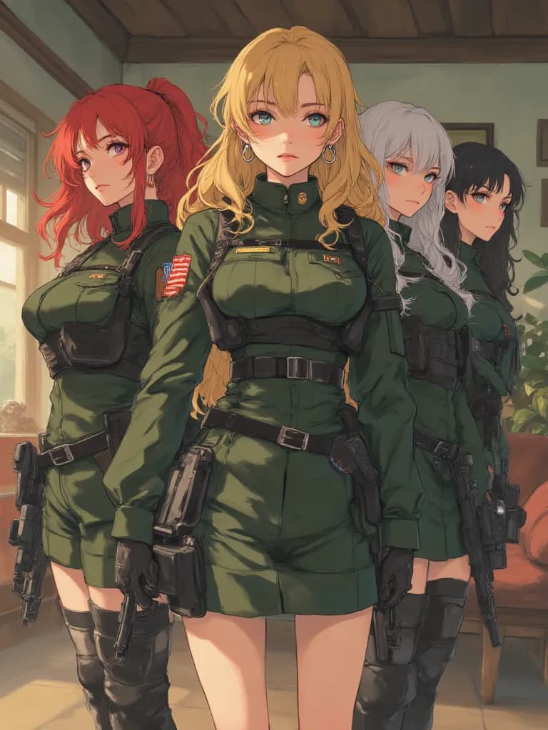 Thumbnail of Ariana, Kelly, Zoey, Daphne your security guards