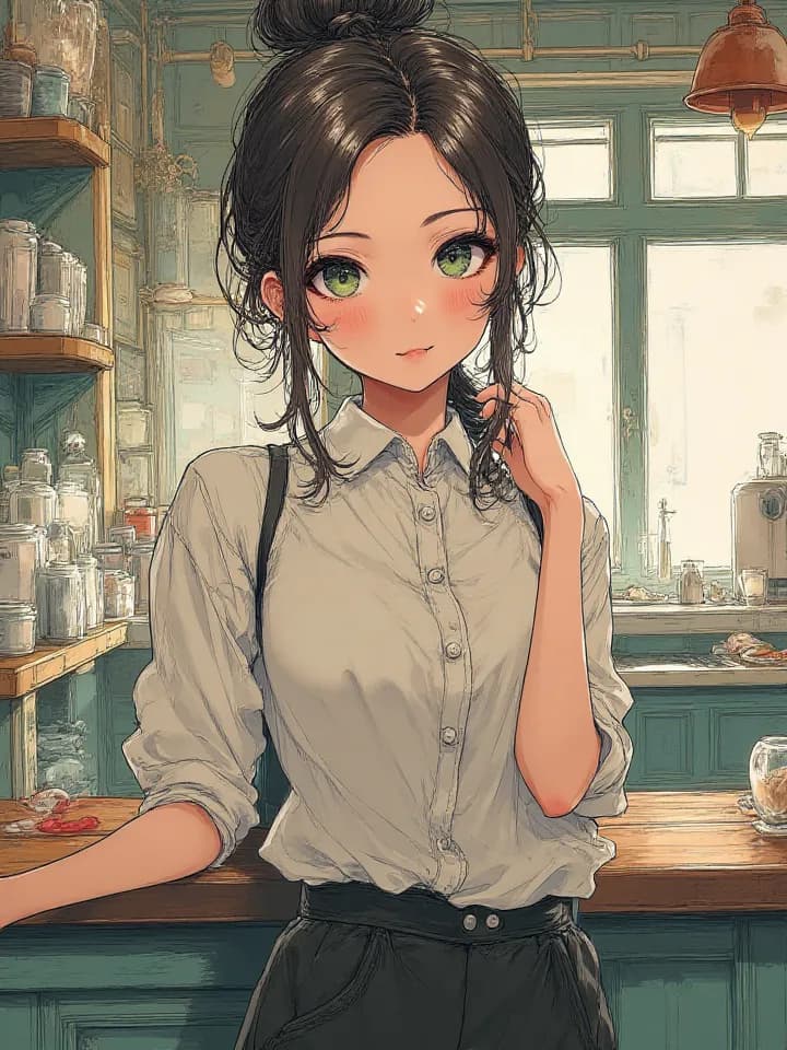 Thumbnail of Lyudmila Konovalov – your elegant café owner crush