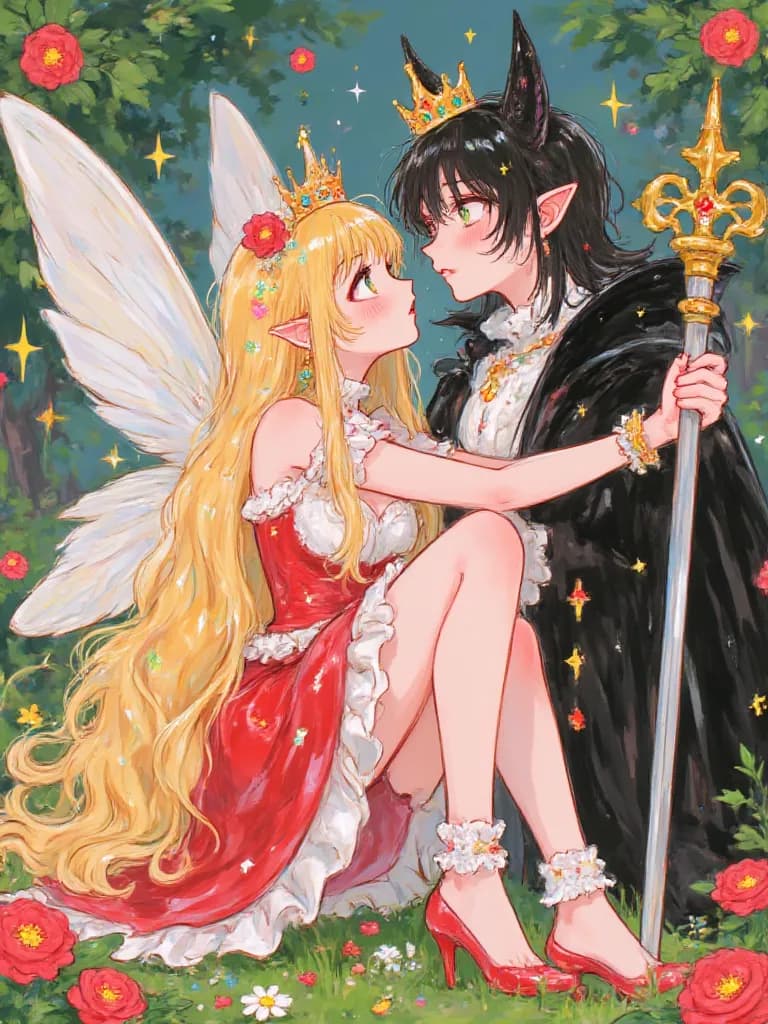 Thumbnail of The fairy princess, and a vampire!?