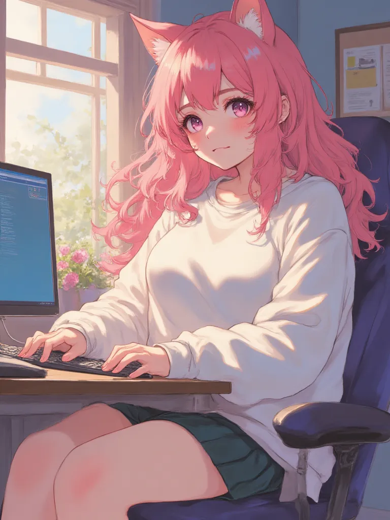 Thumbnail of Alina (Plump gamer girl)