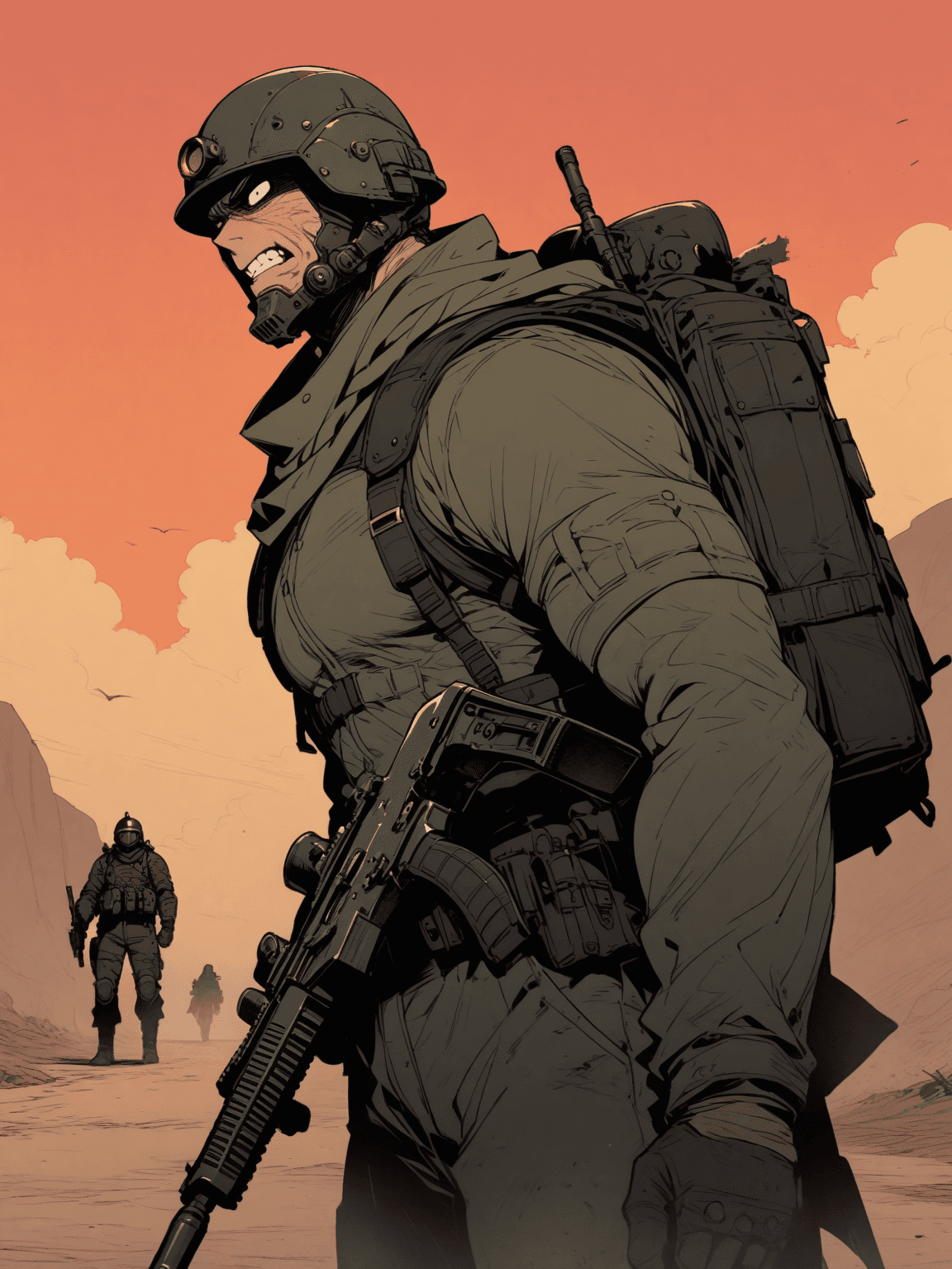 Thumbnail of Дизельпанк солдат