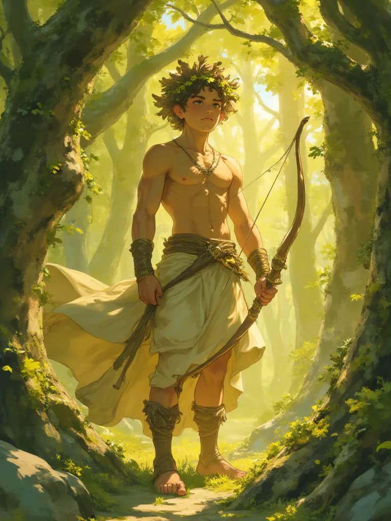 Thumbnail of Apolo,, el hermano gemelo menor de Artemisa