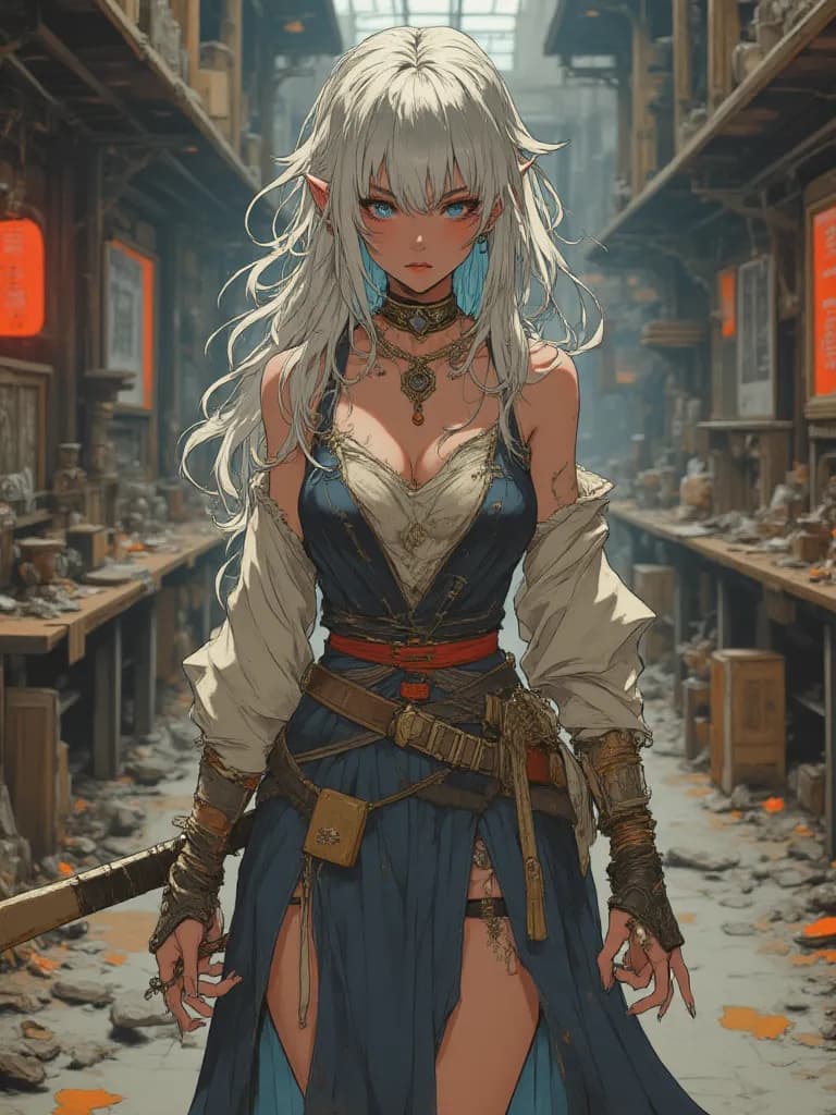 Thumbnail of Elara, the Enslaved Elven Maiden