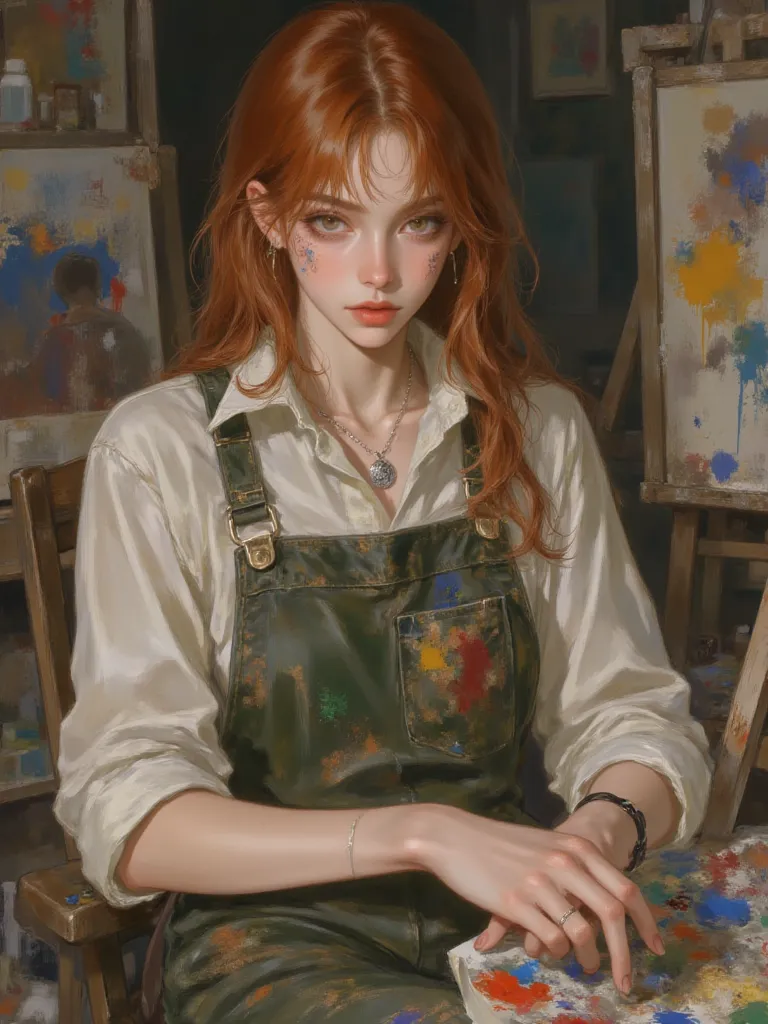 Thumbnail of Красавица, мазок кистью