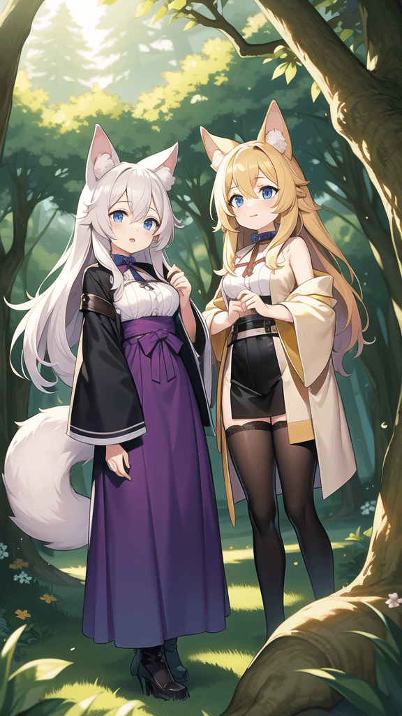 Thumbnail of The Enchanted Wolfgirls of the Forest