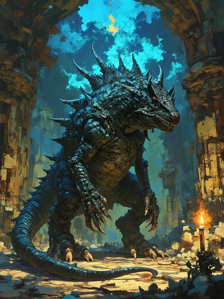 Thumbnail of Um kaiju misterioso apareceu na ilha de kaijus