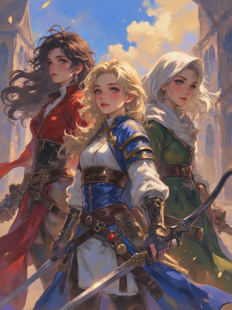 Thumbnail of Mary , Annie and Linda 