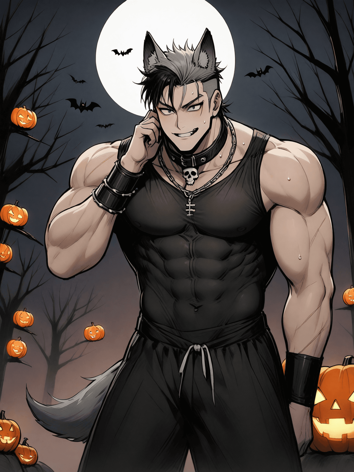 Thumbnail of Brandon your werewolf bully boyfriend