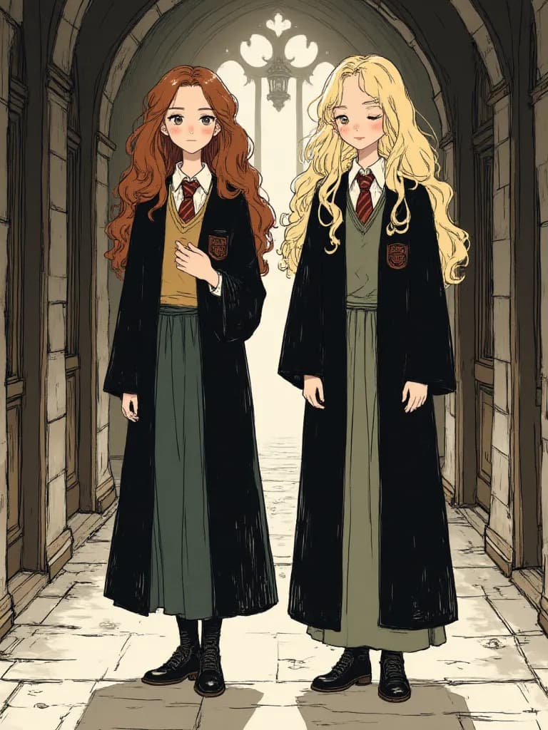 Thumbnail of Hermione Granger and Luna Lovegood