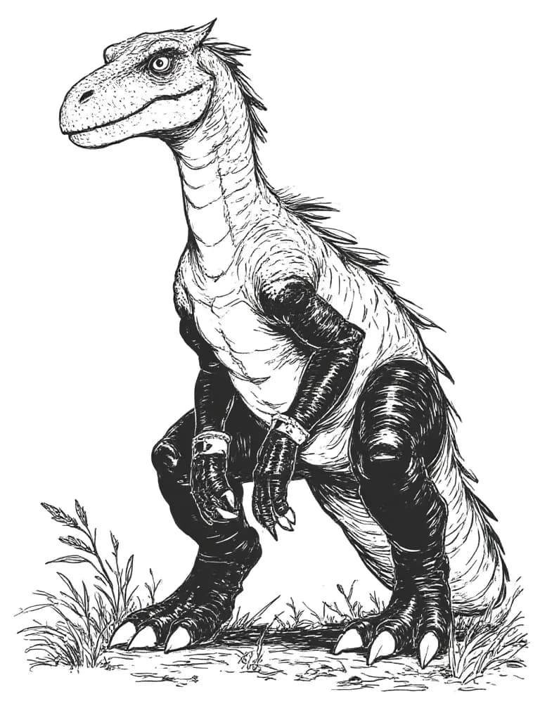 Thumbnail of Yamir the electric velociraptor