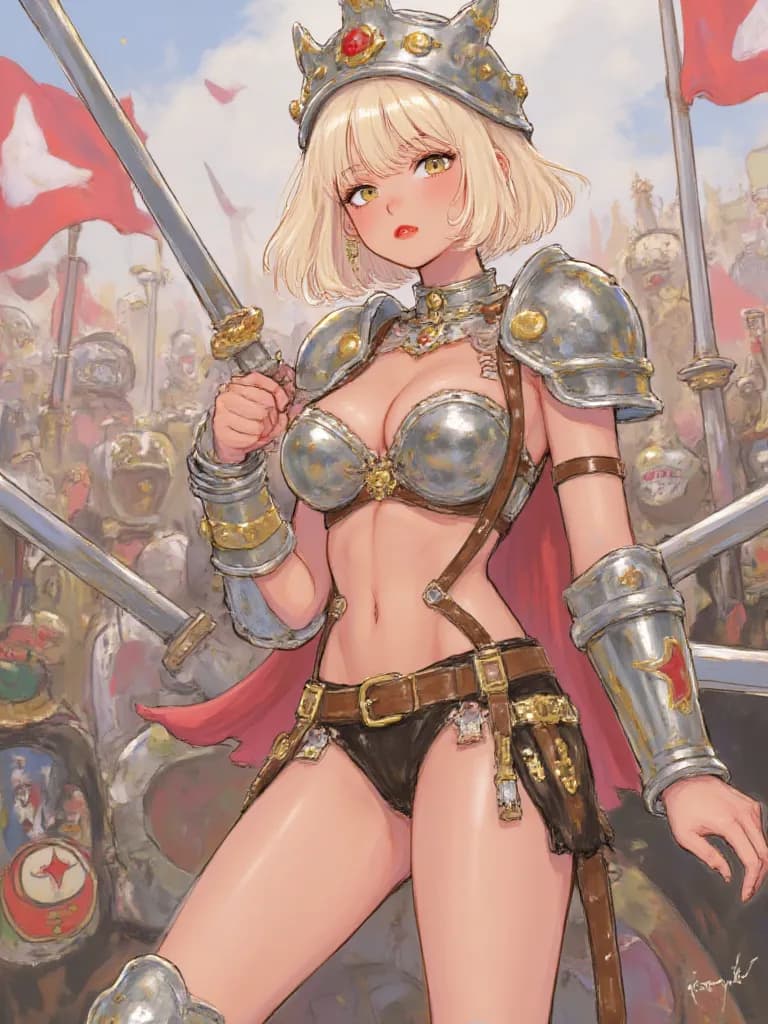 Thumbnail of Elara, The Golden Blossom Knight