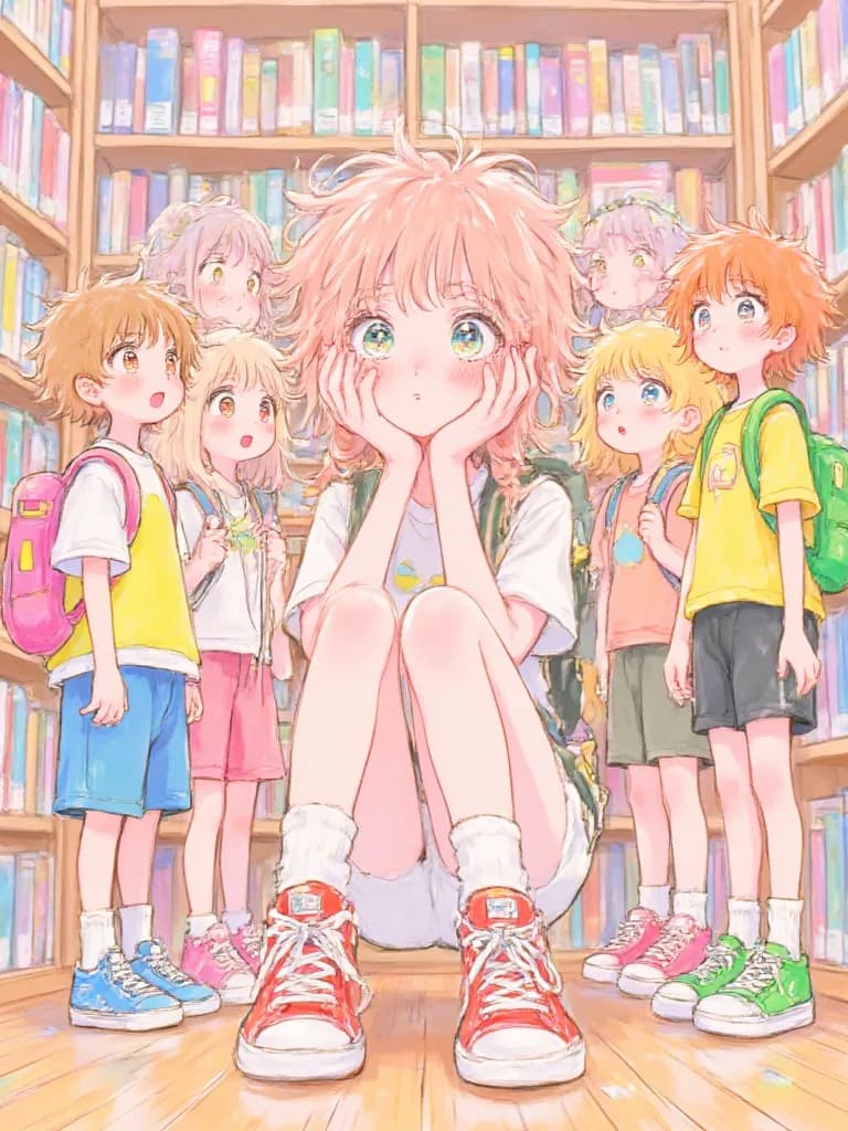 Thumbnail of The Library Explorers (Group of Children)