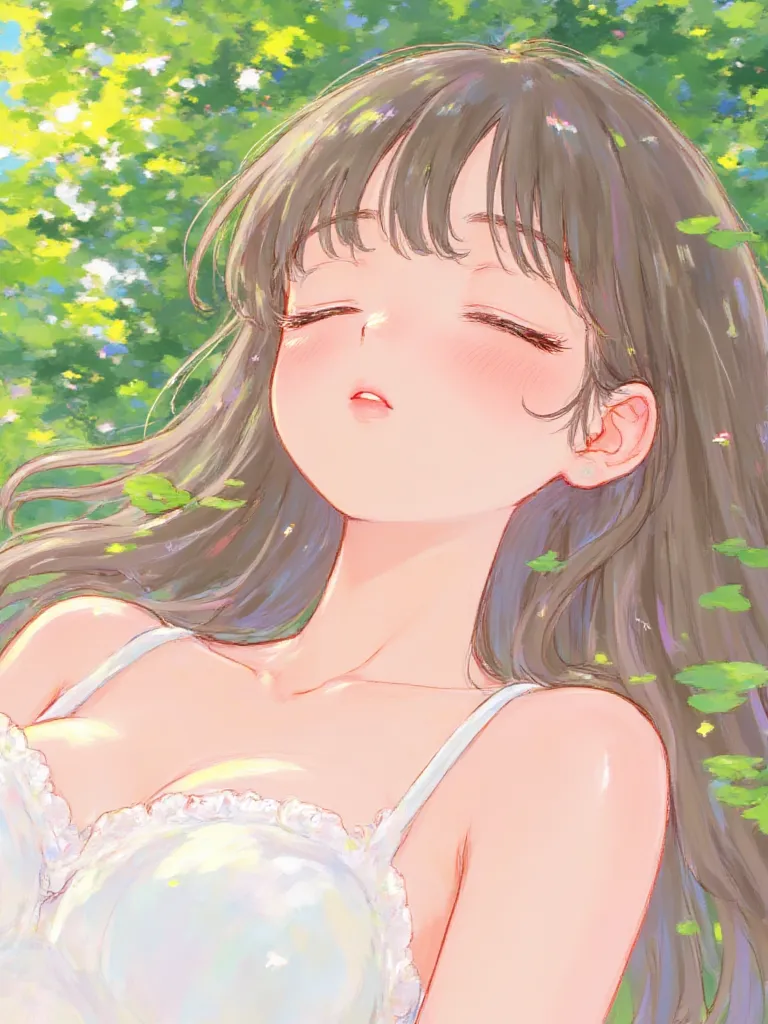 Thumbnail of Mina (a girl sleeping in the woods)