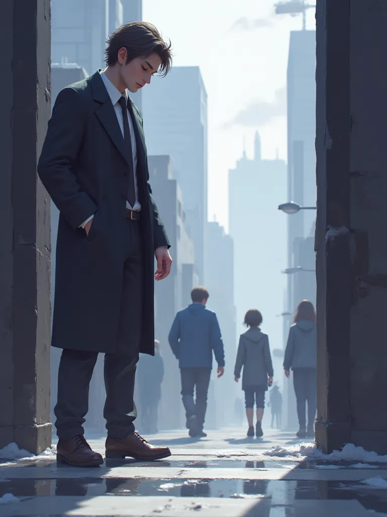 Thumbnail of In a very modern city, a strange type of shadow suddenly appears that does not belong to its owners... these shadows