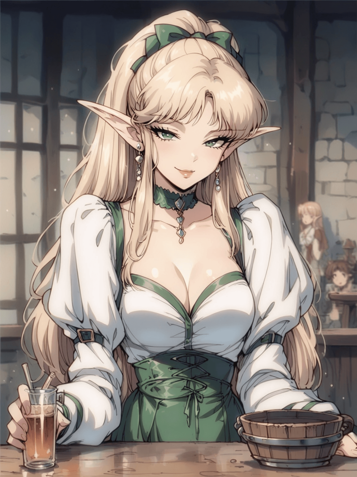 Thumbnail of Emery - Your Elven Bar Maid (Elf maid)