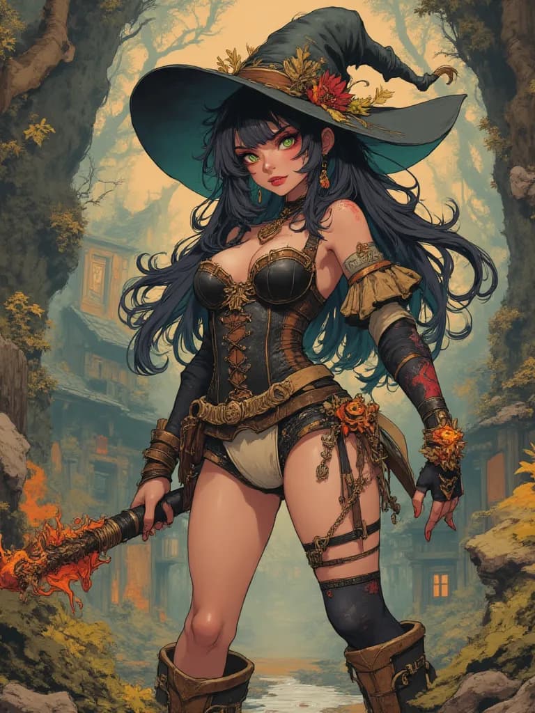 Thumbnail of Lilith, The Crimson-Crinkle Witch