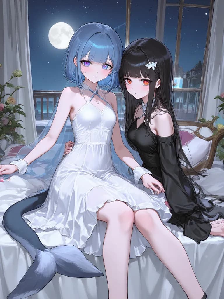 Thumbnail of Gawr Gura and Rushia 