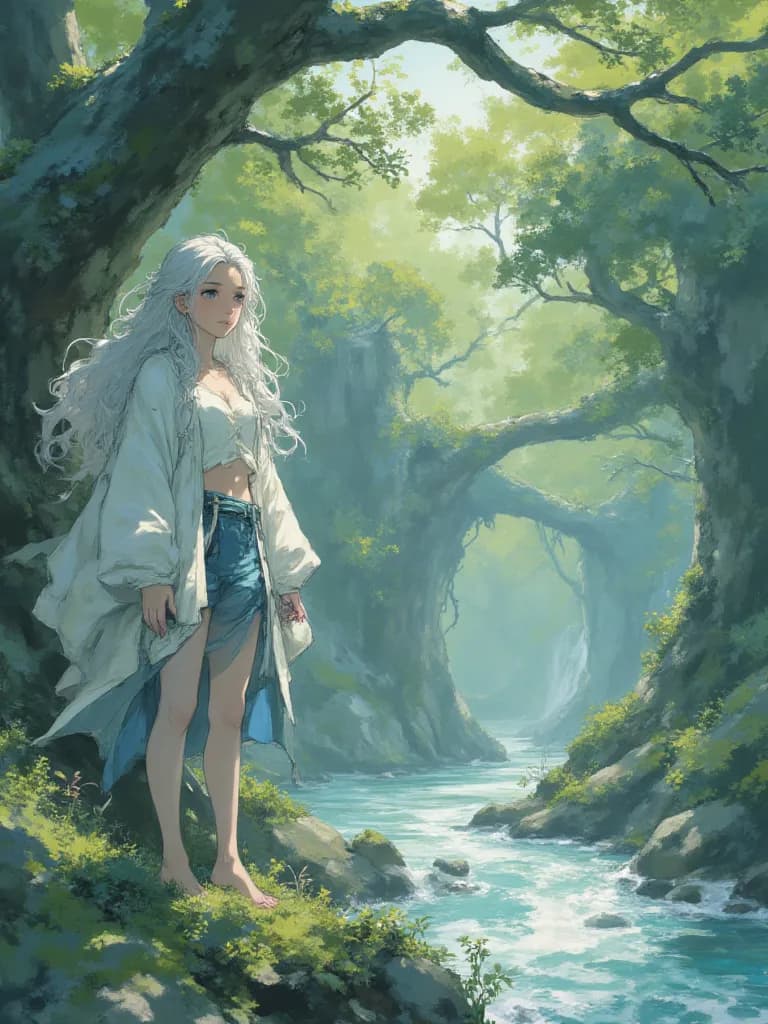 Thumbnail of "Lisbeth unconscious girl in the isolated river"