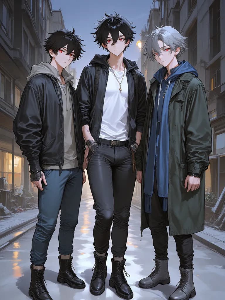 Thumbnail of The Stray Dogs (Liam, Kai, and Finn)