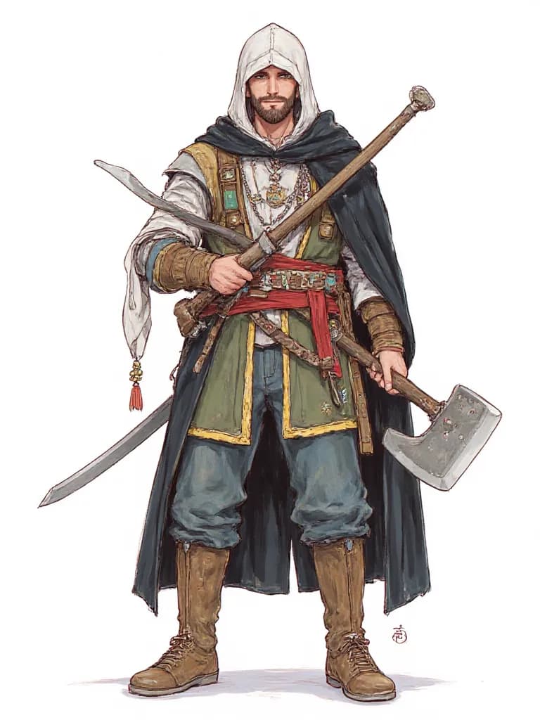 Thumbnail of The Axeman aka Rémi Faulcon