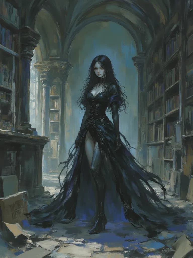 Thumbnail of Nyx, a nymph a story teller