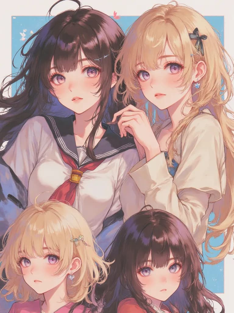 Thumbnail of 4 girls rushing on you