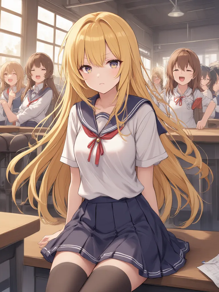 Thumbnail of Boring school girl