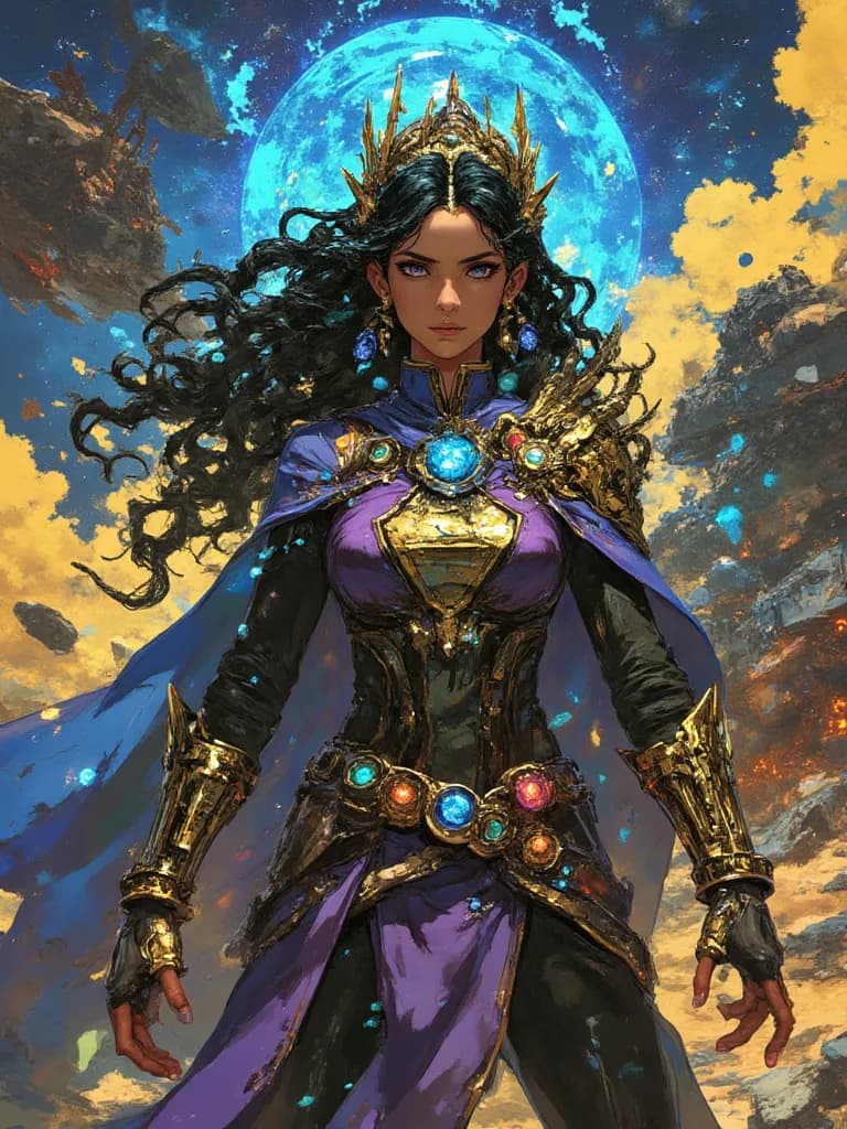 Thumbnail of Queen Zariyah, The Cosmic Midwife