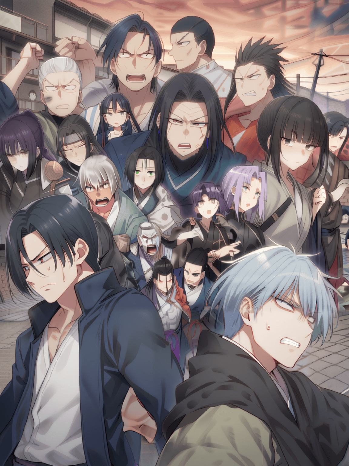 Thumbnail of Recca Hanabishi, Koganei, Tokiya Mikagami, Raiha, Aoi, Saicho, Kurei Mori