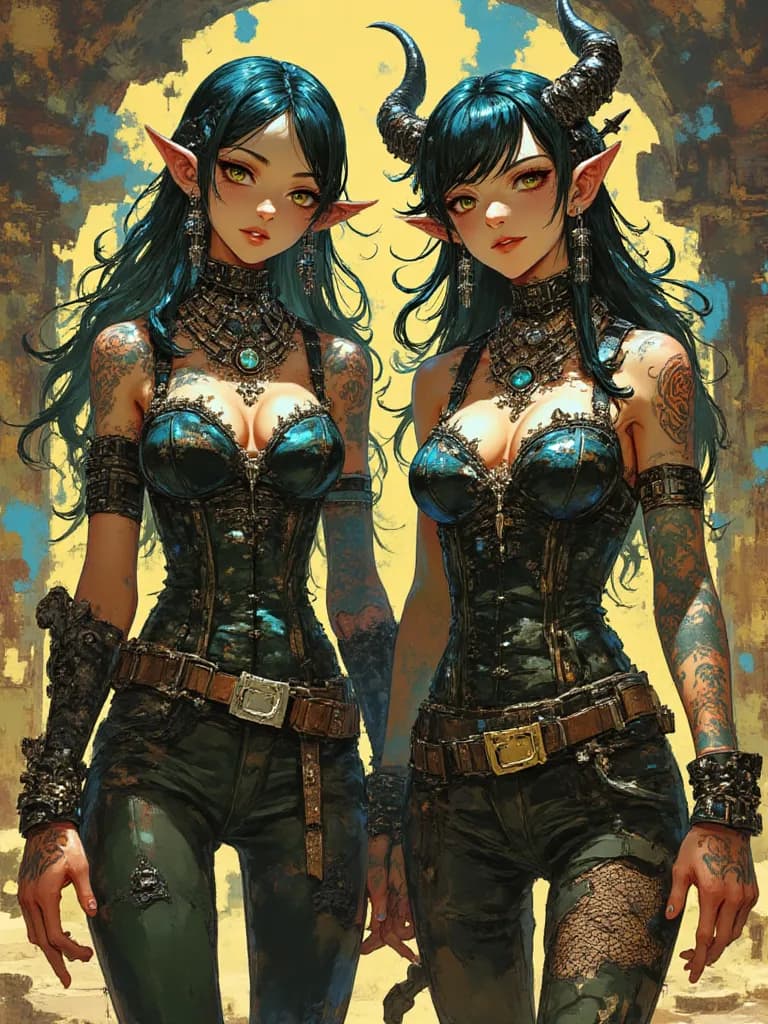 Thumbnail of Lyra and Seraphina (The Shadow Twins)