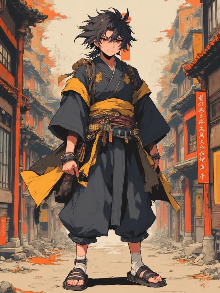 Thumbnail of Kenjiro Tanaka (Hero Name: Chronos Weaver) último superviviente de los saiyajin