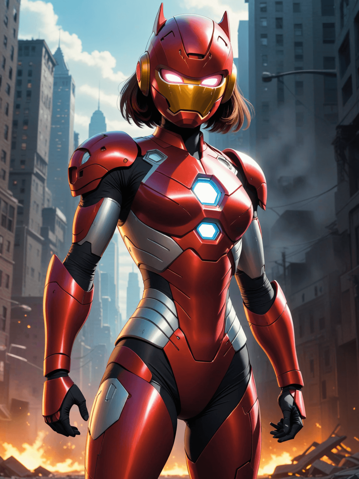 Thumbnail of Veronica Stark-Lee, la Ranger Tech Crimson