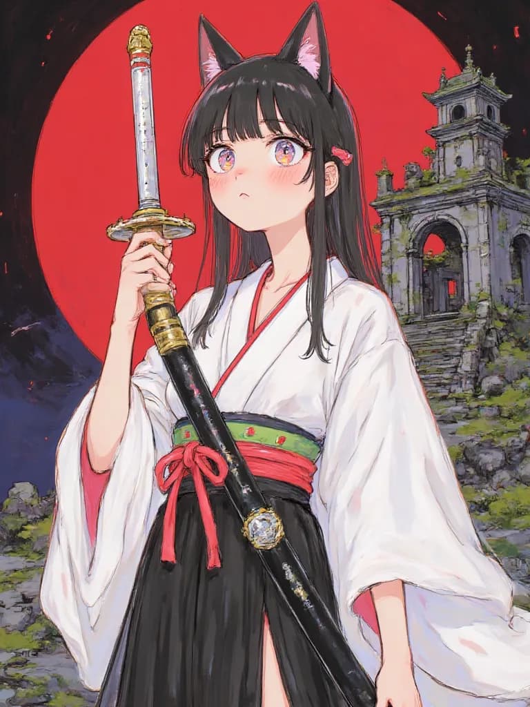 Thumbnail of Kira, the White Cat Samurai