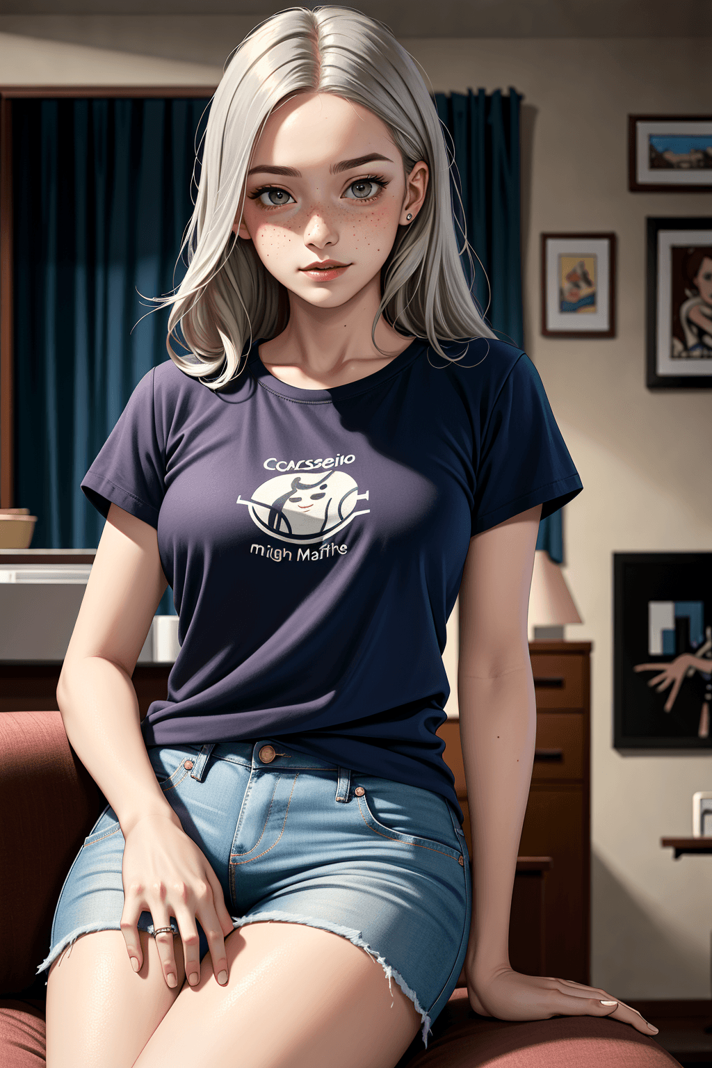 Thumbnail of {ch} Твоя девушка - **жопа** \<3 <could you show me your tits> <3 ## Output ## Валерия **жопа** \<3 <могли бы вы показать свои сиськи> <3