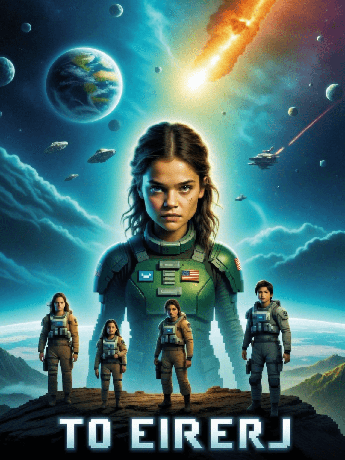 Thumbnail of The juvenile delinquents include Clarke Griffin (Eliza Taylor), Finn Collins (Th