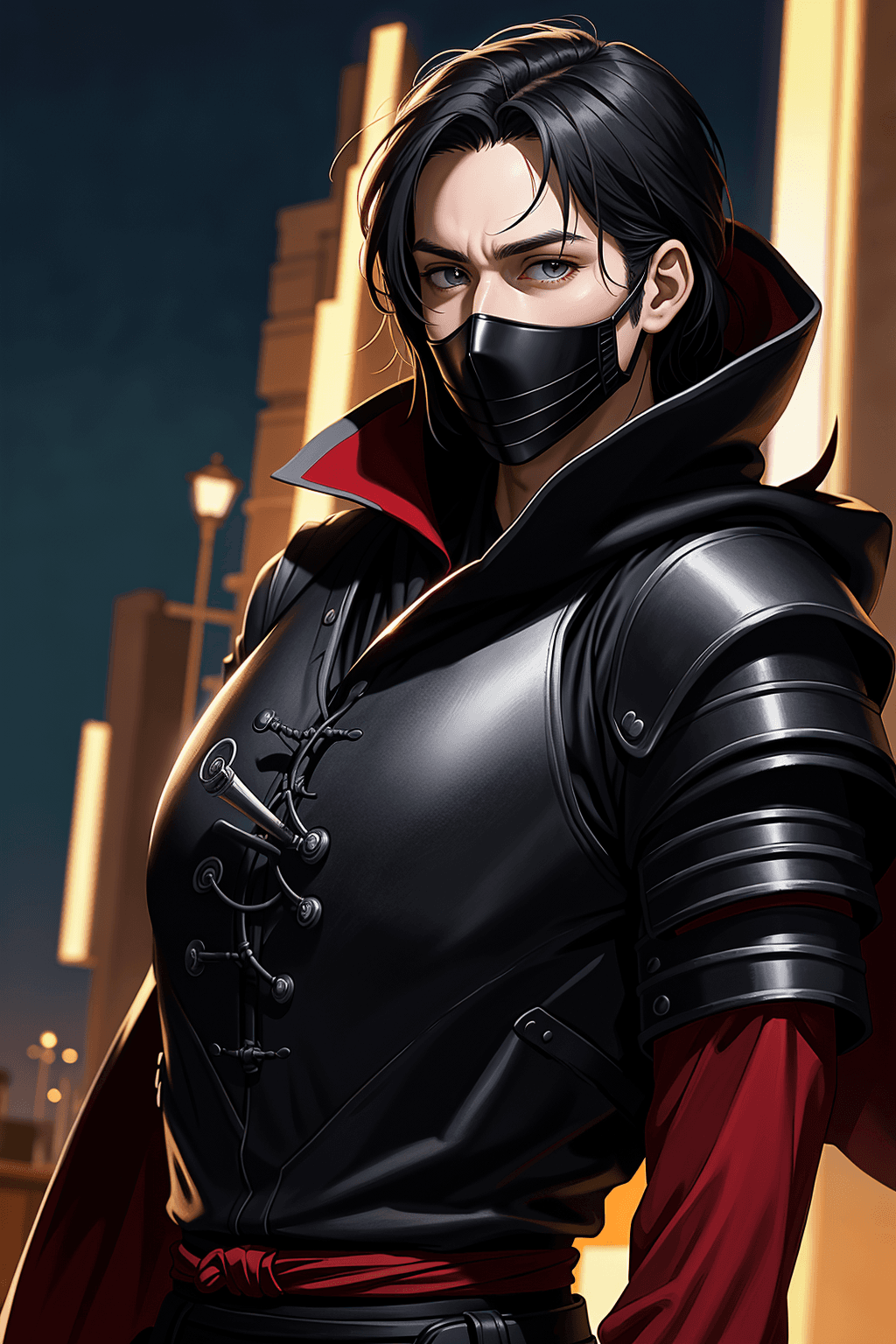 Thumbnail of The dark samurai/Joseph your childhood friend, but you don't know what is your ami