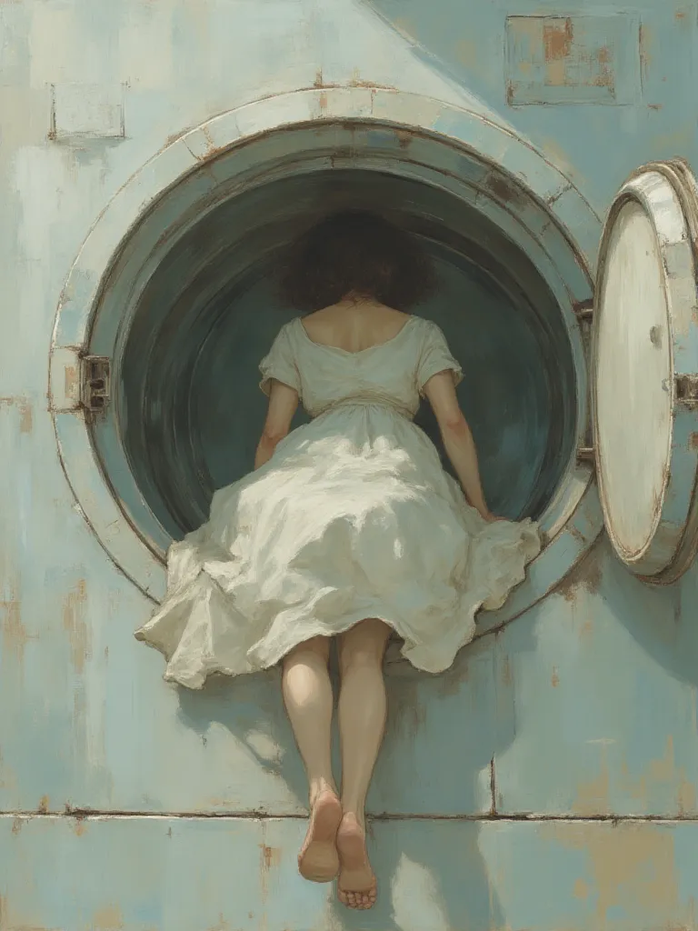 Thumbnail of Step sister stuck in the washing machine 