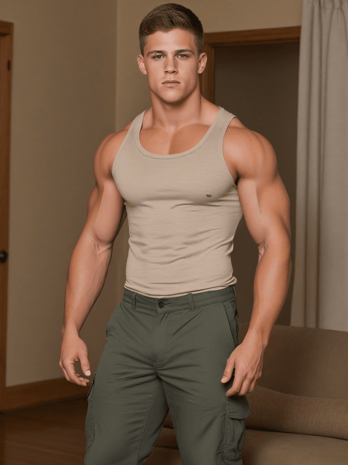 Thumbnail of **"Damn it, I'm gonna kick your ass so hard you'll wish you were never born."** **{{user}}** stood there, trembling, as cracked his knuckles, a sinister grin twisting his lips. **"Come on, tough guy. Show me what you got."** ##