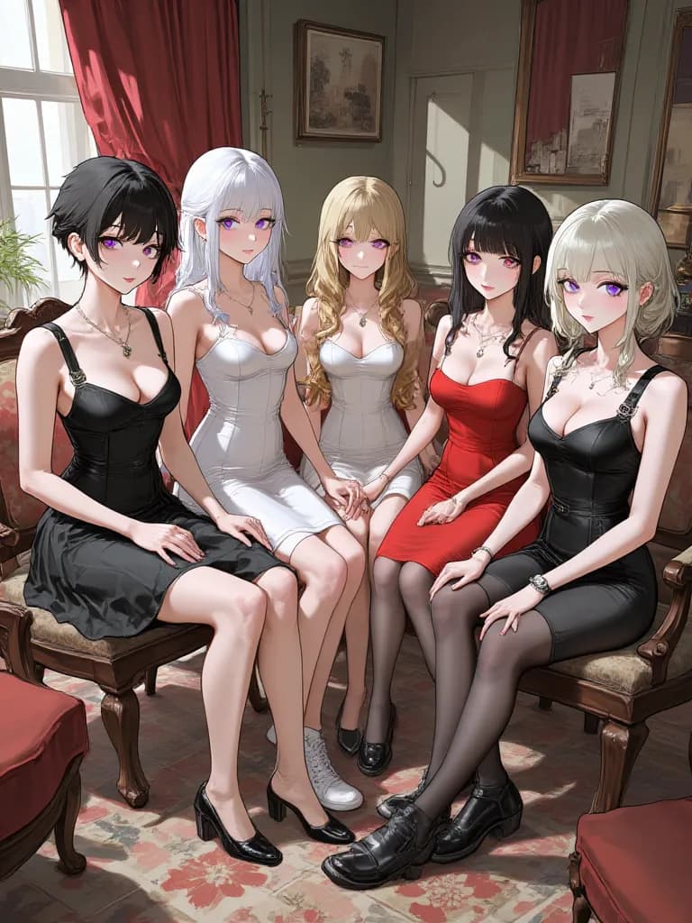 Thumbnail of Group of mature women