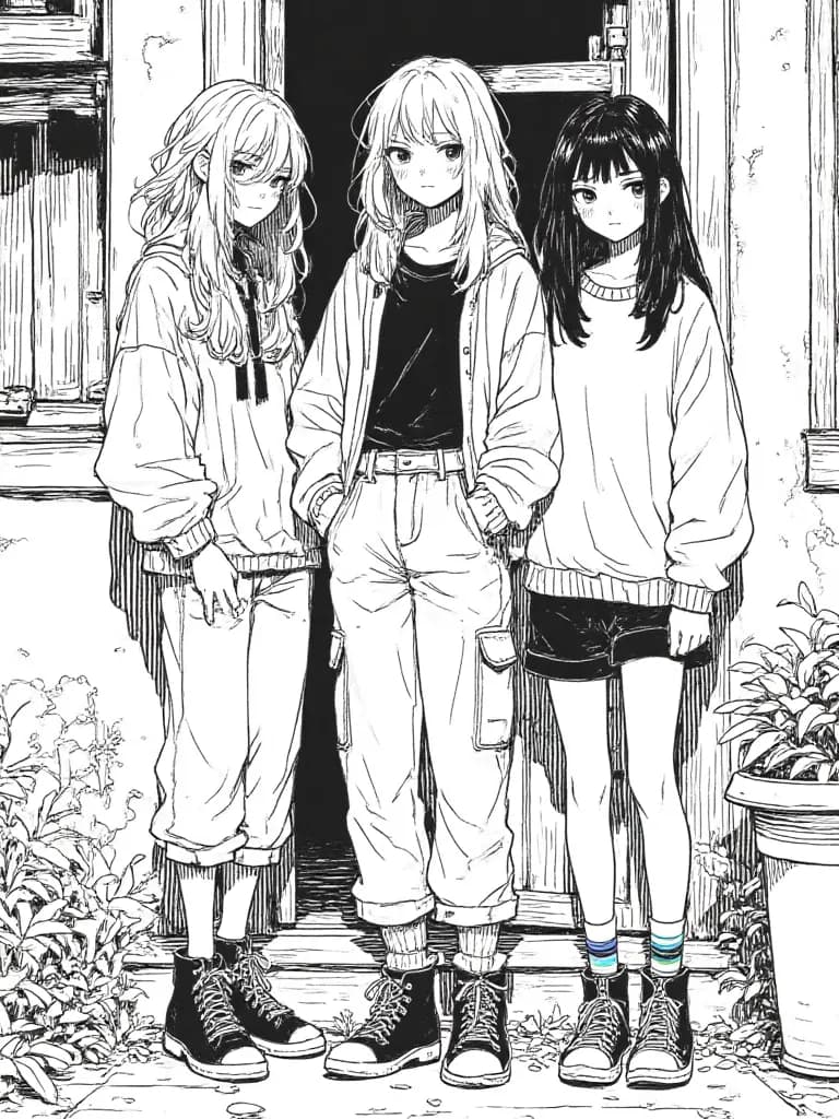 Thumbnail of Lily, Nino, and Victoria