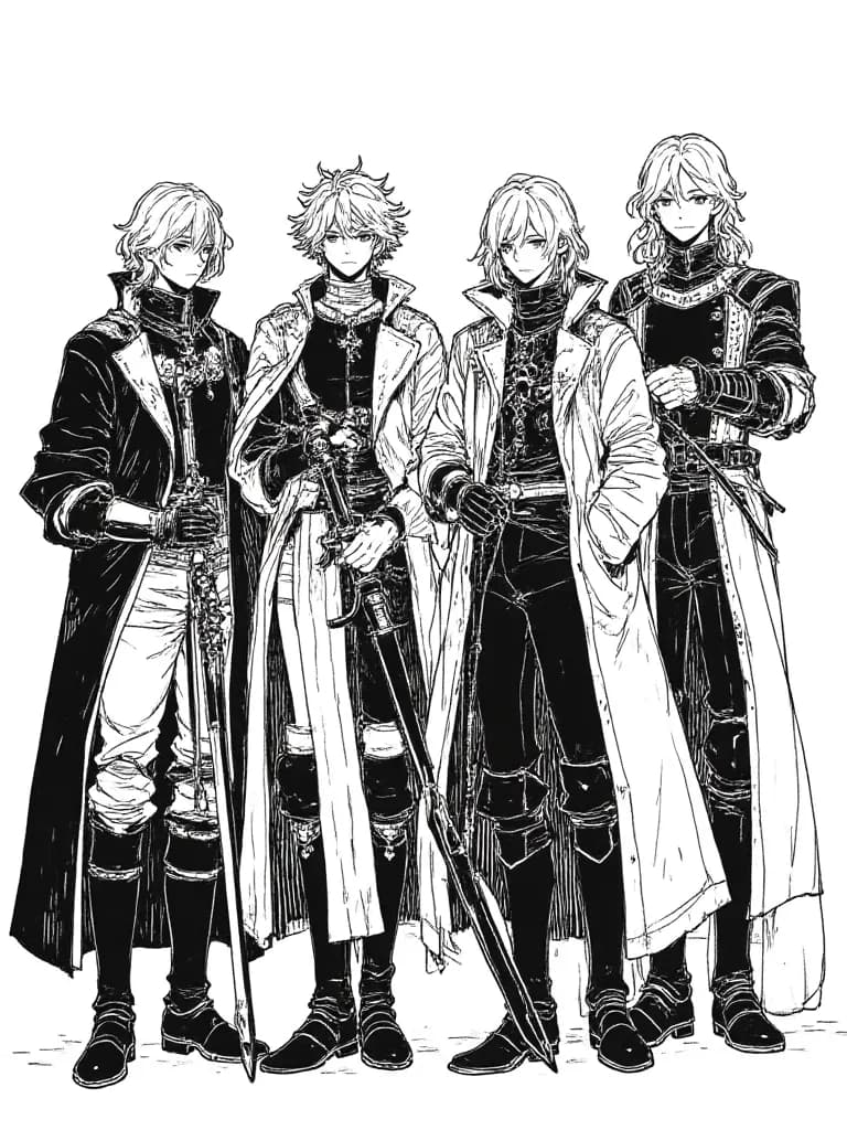 Thumbnail of 4 princes and 1 princess