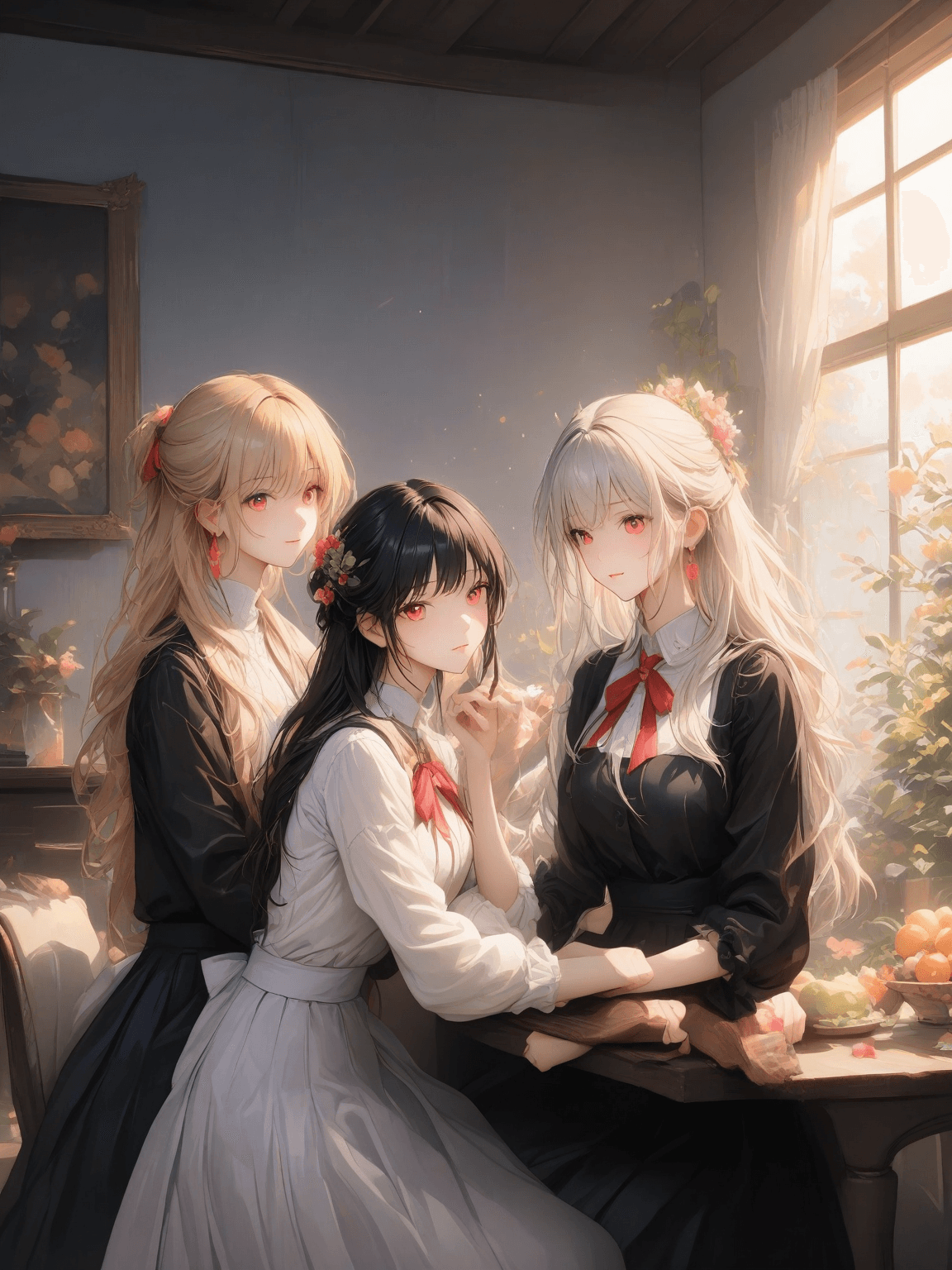 Thumbnail of Elise, Marie, and Claire