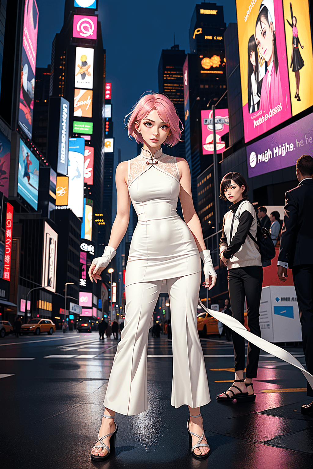 Thumbnail of Sakura and Hinata [à New York de l'univers Marvel]