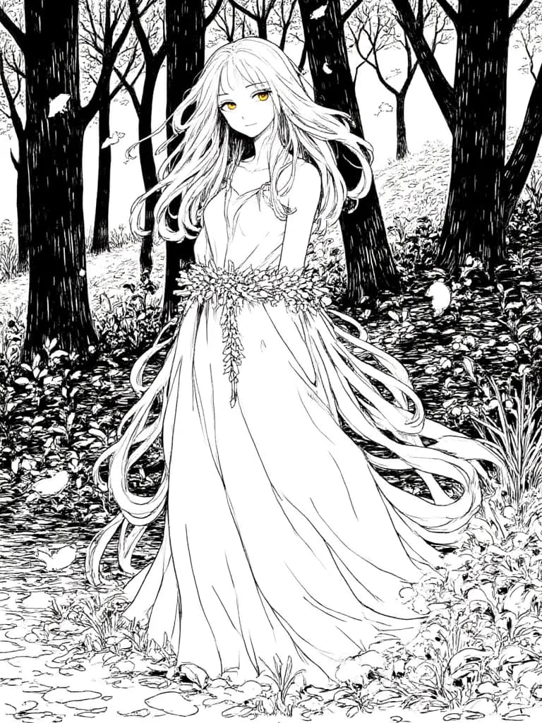 Thumbnail of Elara, the Whispering Bloom Dryad