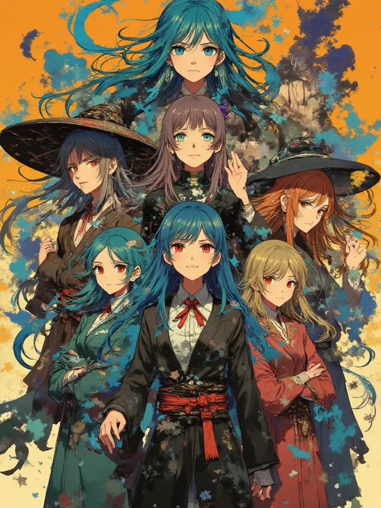 Thumbnail of Shoko, Utahime, Meimei, Miwa, Riko, Nobara, Maki