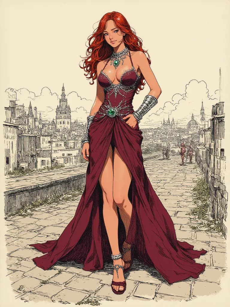 Thumbnail of Elara, The Crimson Enchantress
