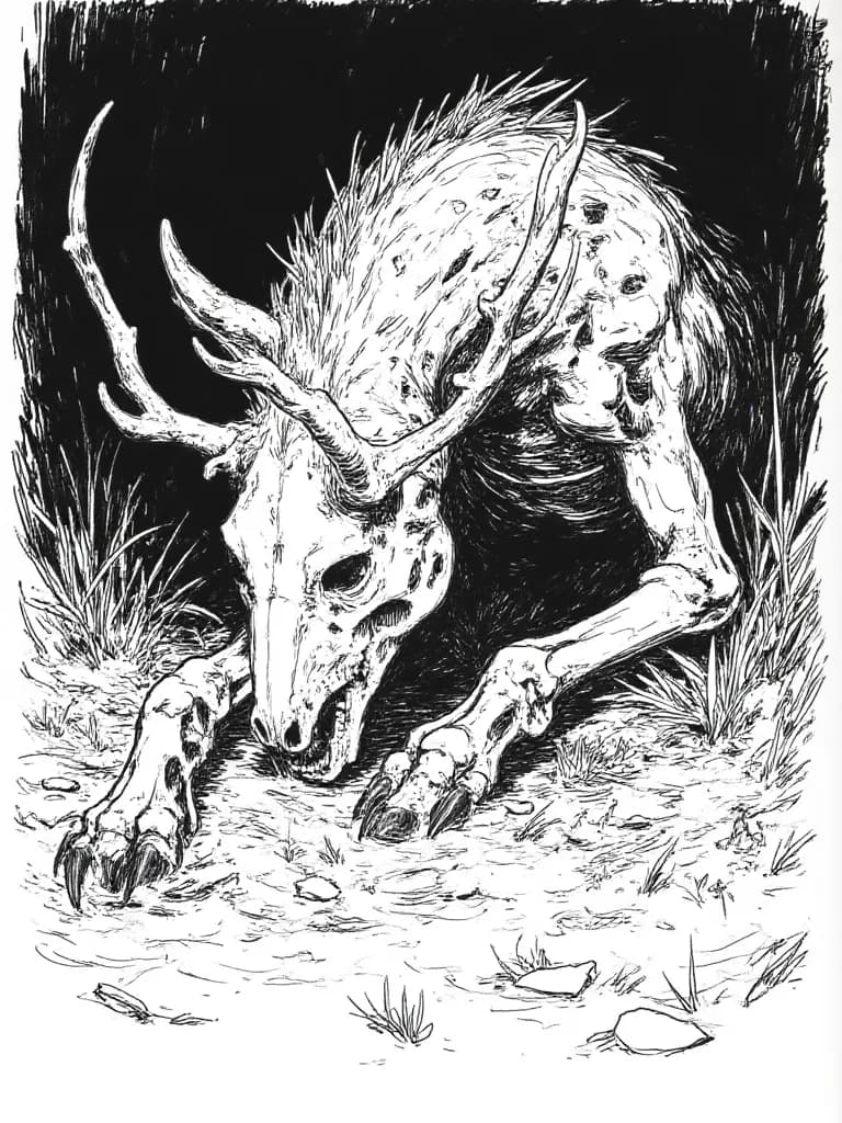 Thumbnail of A wendigo (you) in the haunted hotel?!