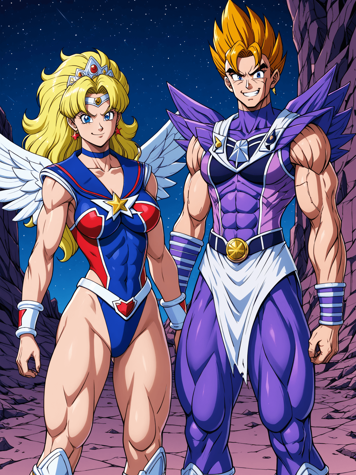 Thumbnail of Gogeta ssj4 and Galaxia